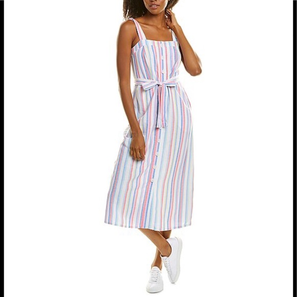 Joules Dresses & Skirts - SALE🆕JOULES BUTTON FRONT LINEN BLEND SUNDRESS(Sz 6& 8)